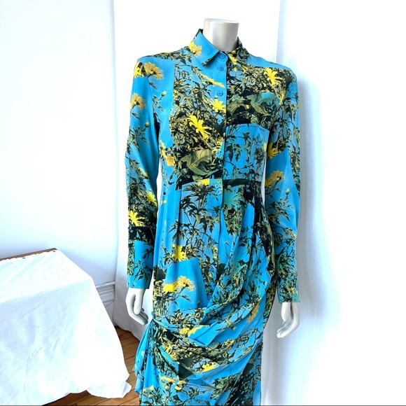 TOPSHOP floral Shirt Dress - Picture 11 of 16